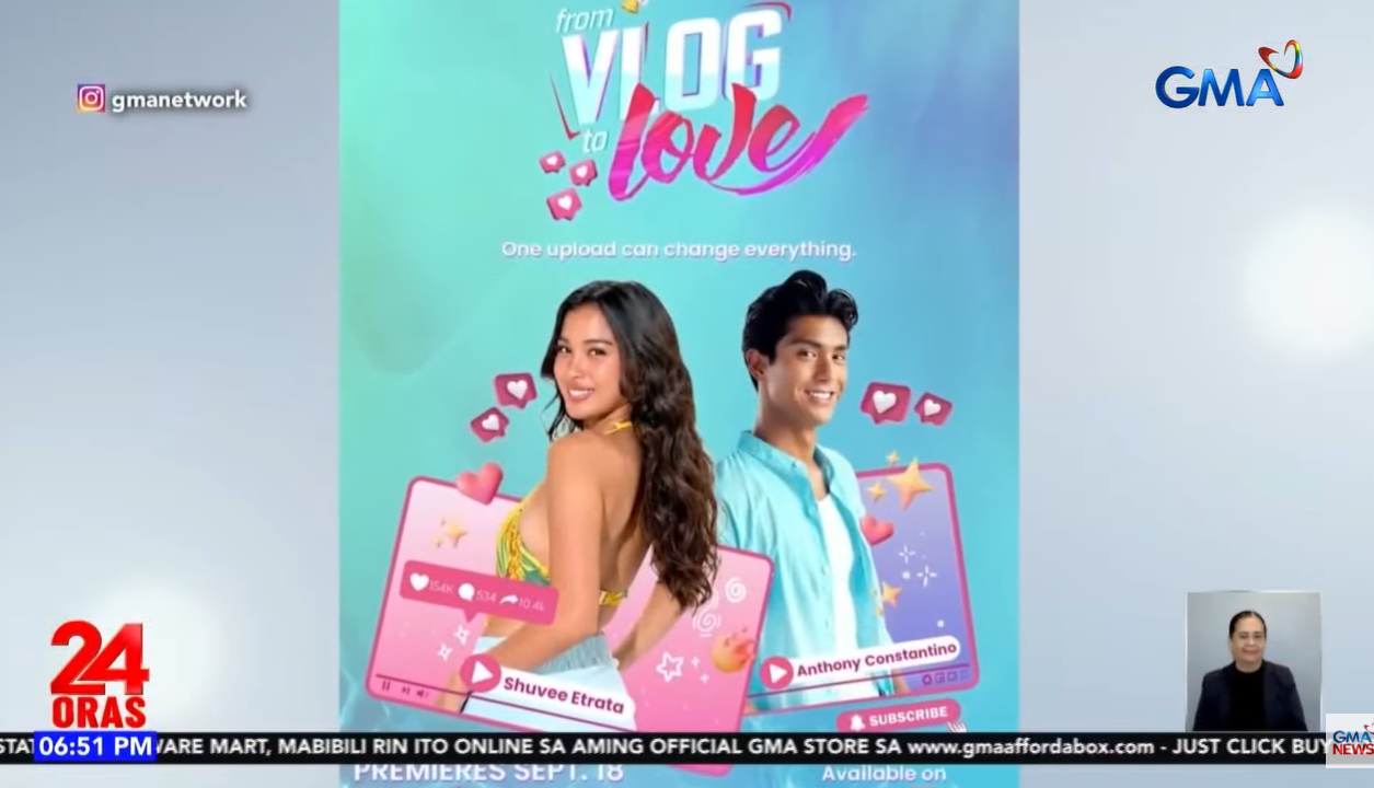 Shuvee Etrata, Anthony Constantino to star in digital series 'Vlog to Love'