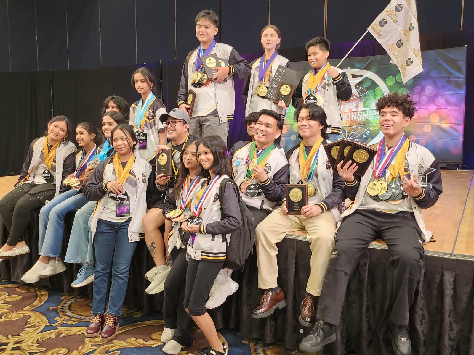 9 Filipinos help UAE team take medal haul in world performing arts championships