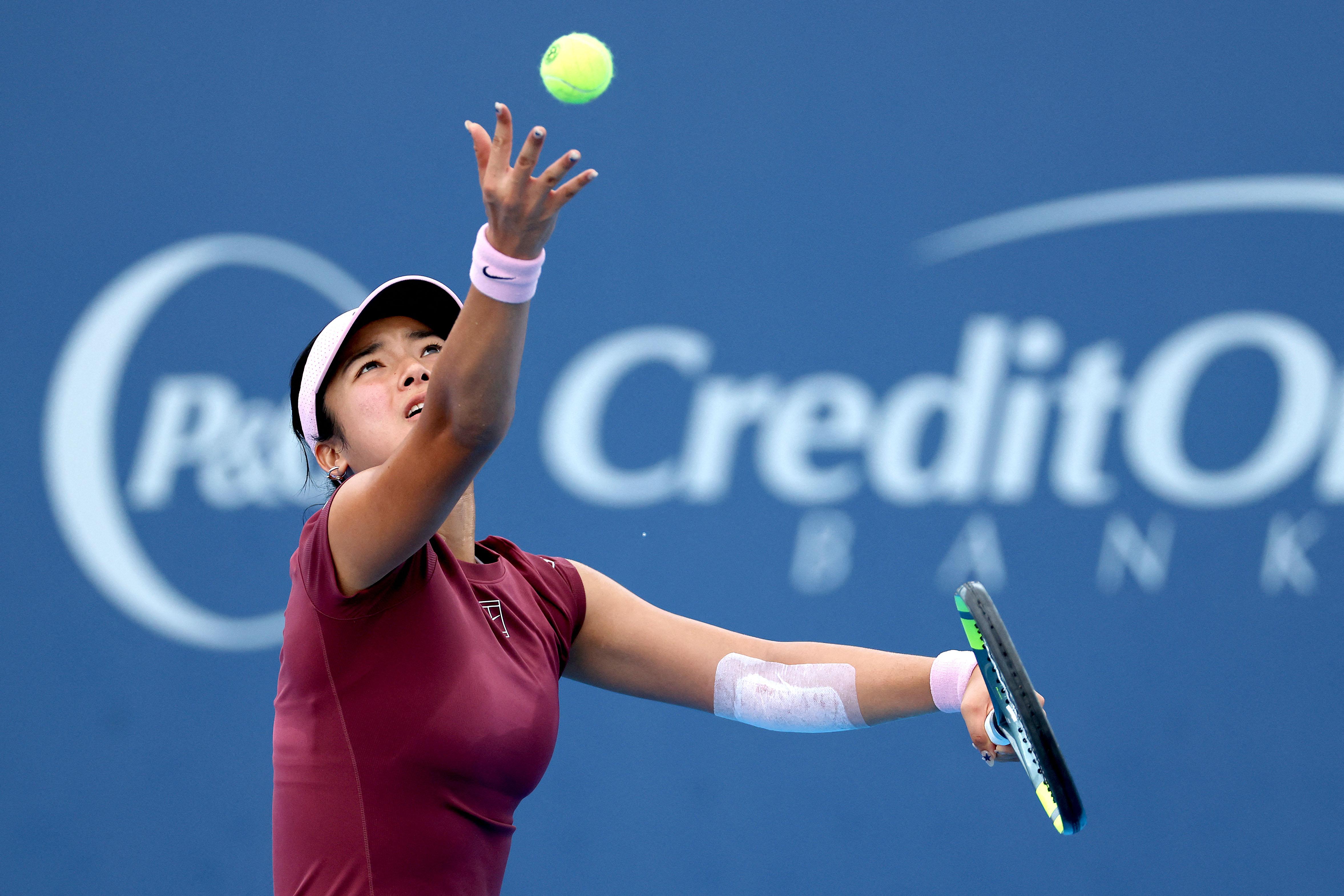 Alex Eala at the Cincinnati Open Round of 64