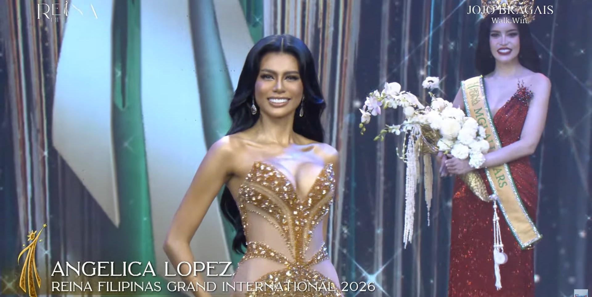 Palawan's Angelica Lopez is Reina Filipinas - Grand International! 