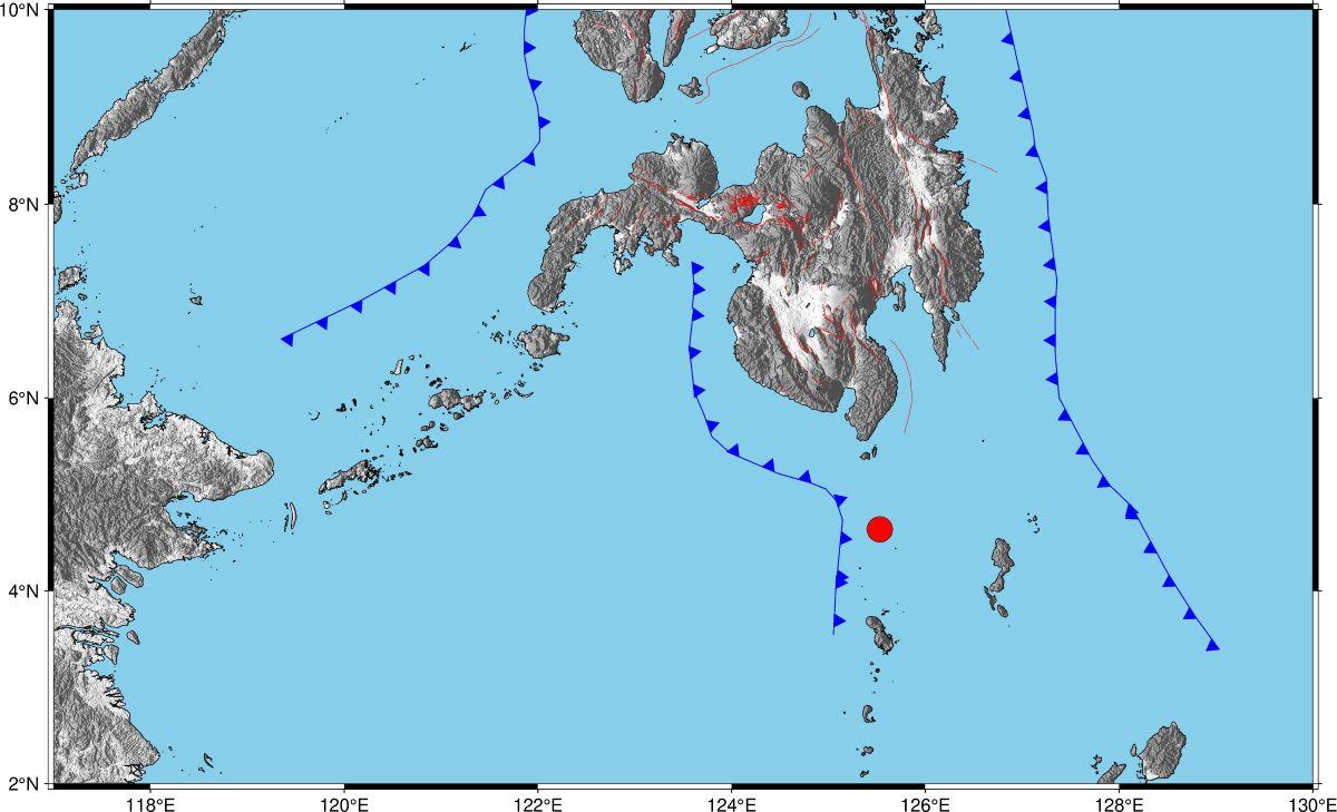 Magnitude 5 earthquake strikes offshore Davao Occidental