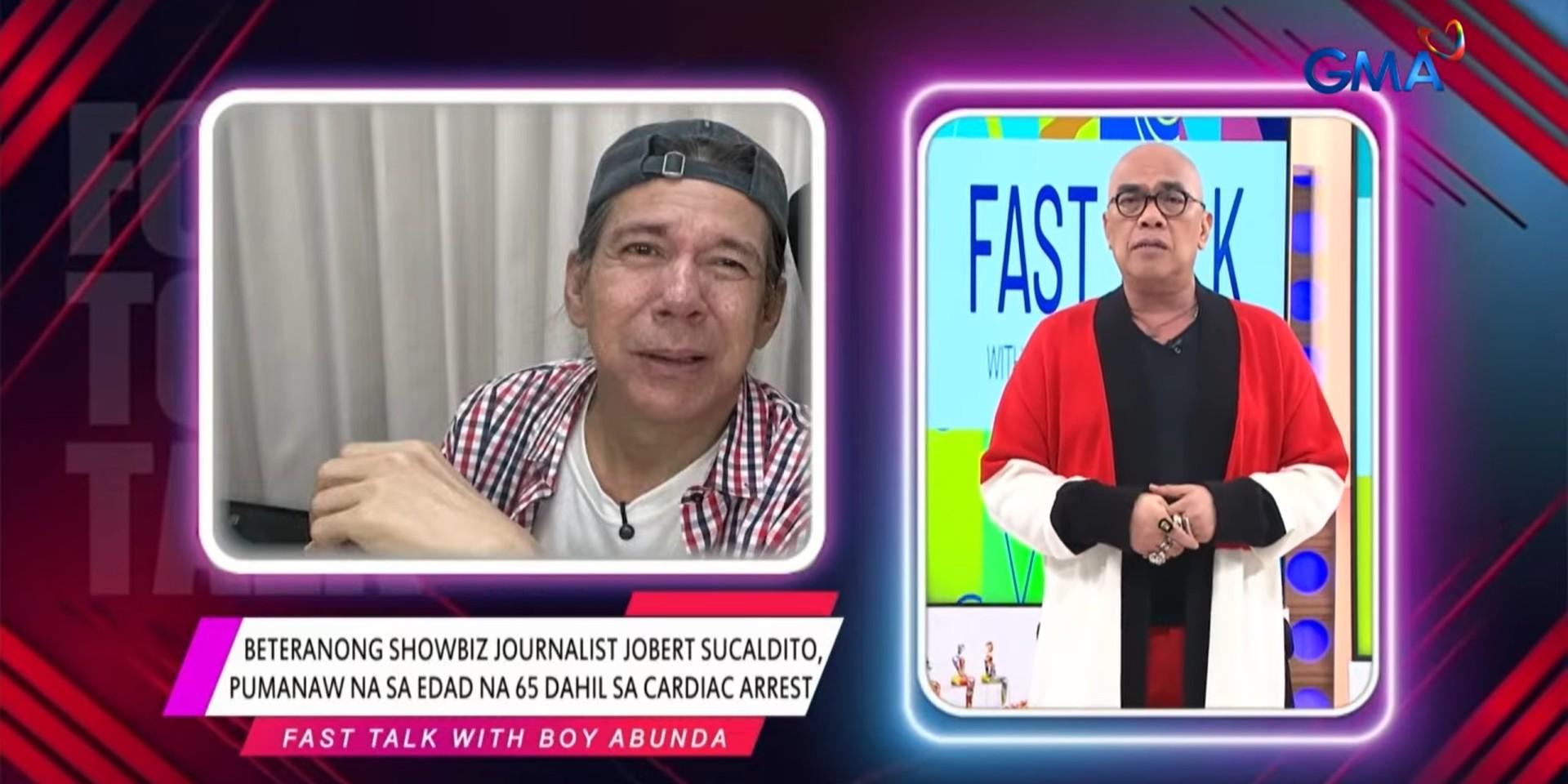 Boy Abunda promises to give Jobert Sucaldito proper burial