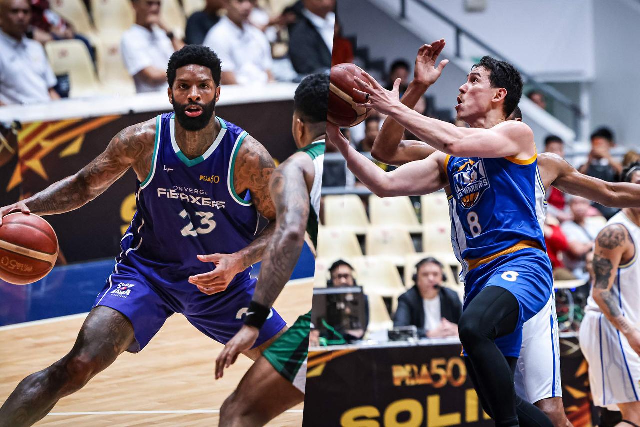PBA: Converge’s Cameron Clark and NLEX’s Robert Bolick