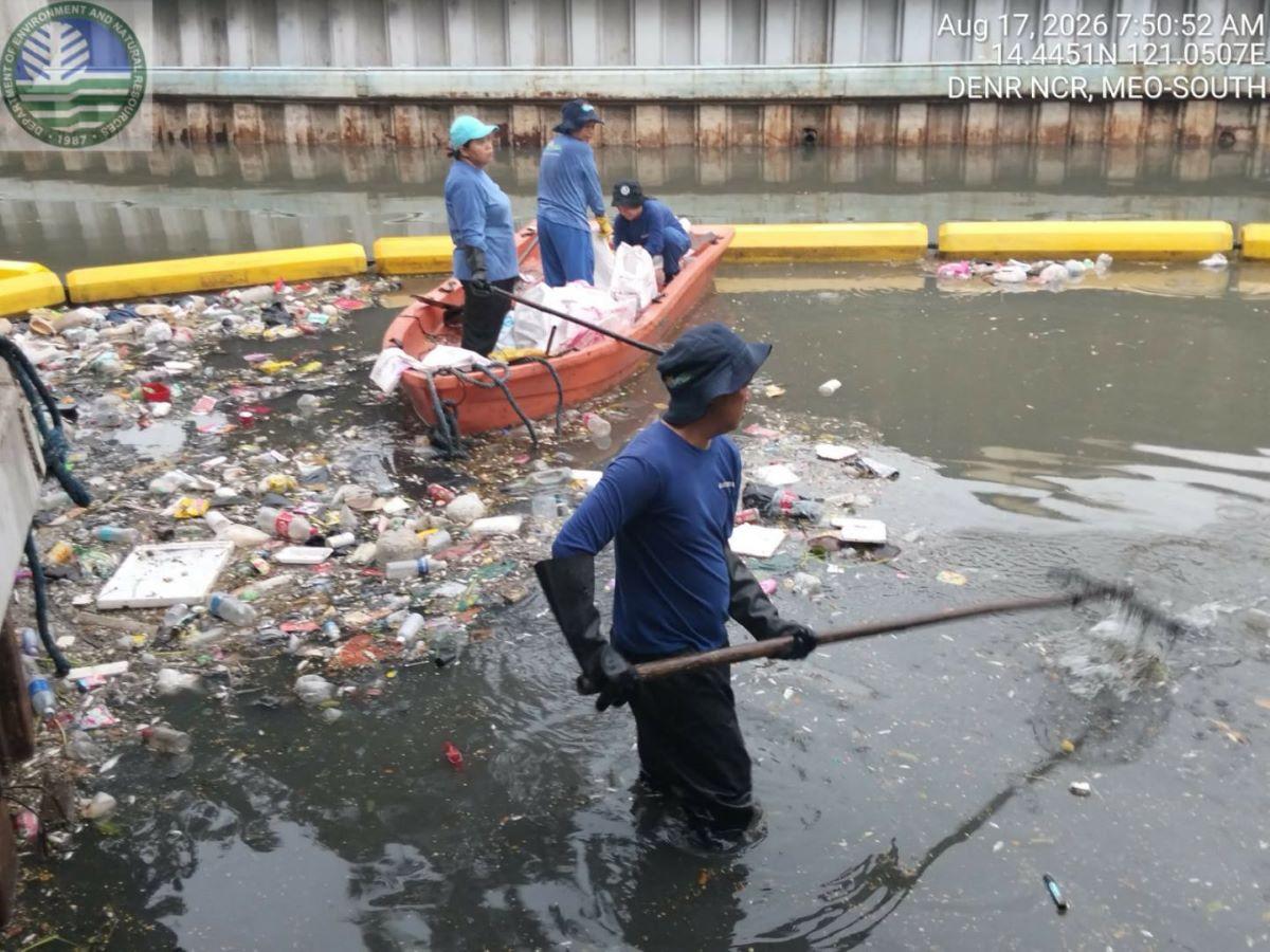 DENR collects over 1,200 sacks of waste in NCR waterways cleanup drive