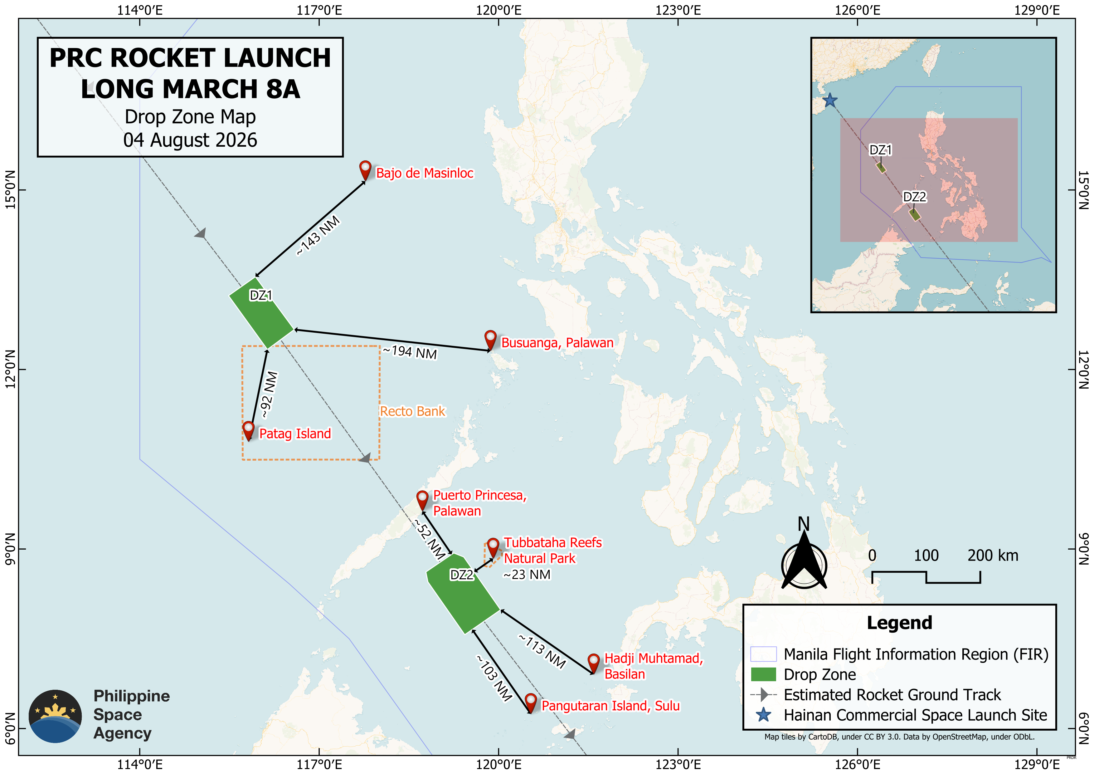 Chinese rocket debris may have fallen in PH waters —PhilSA
