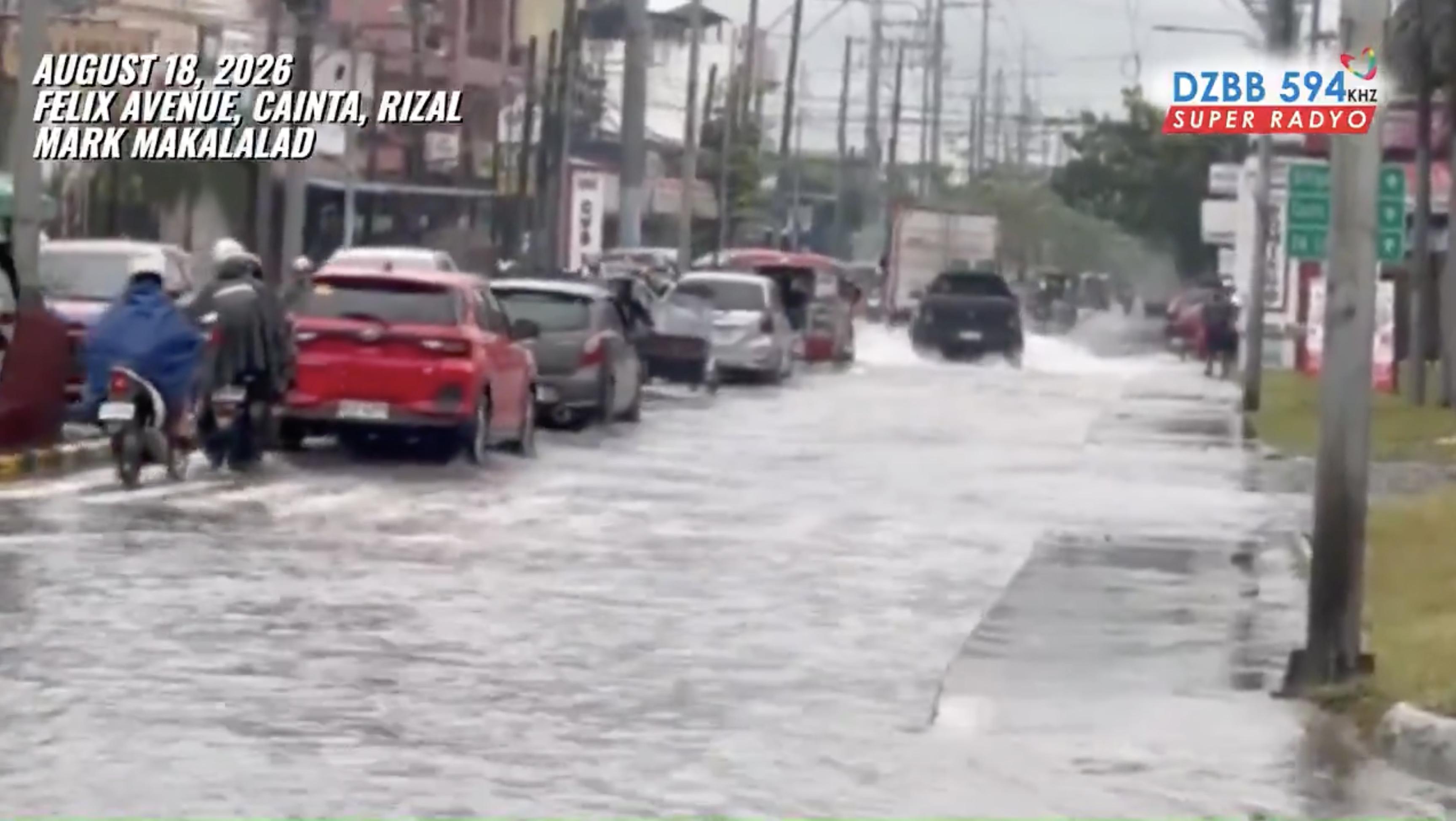 Flood in Cainta, August 18, 2026