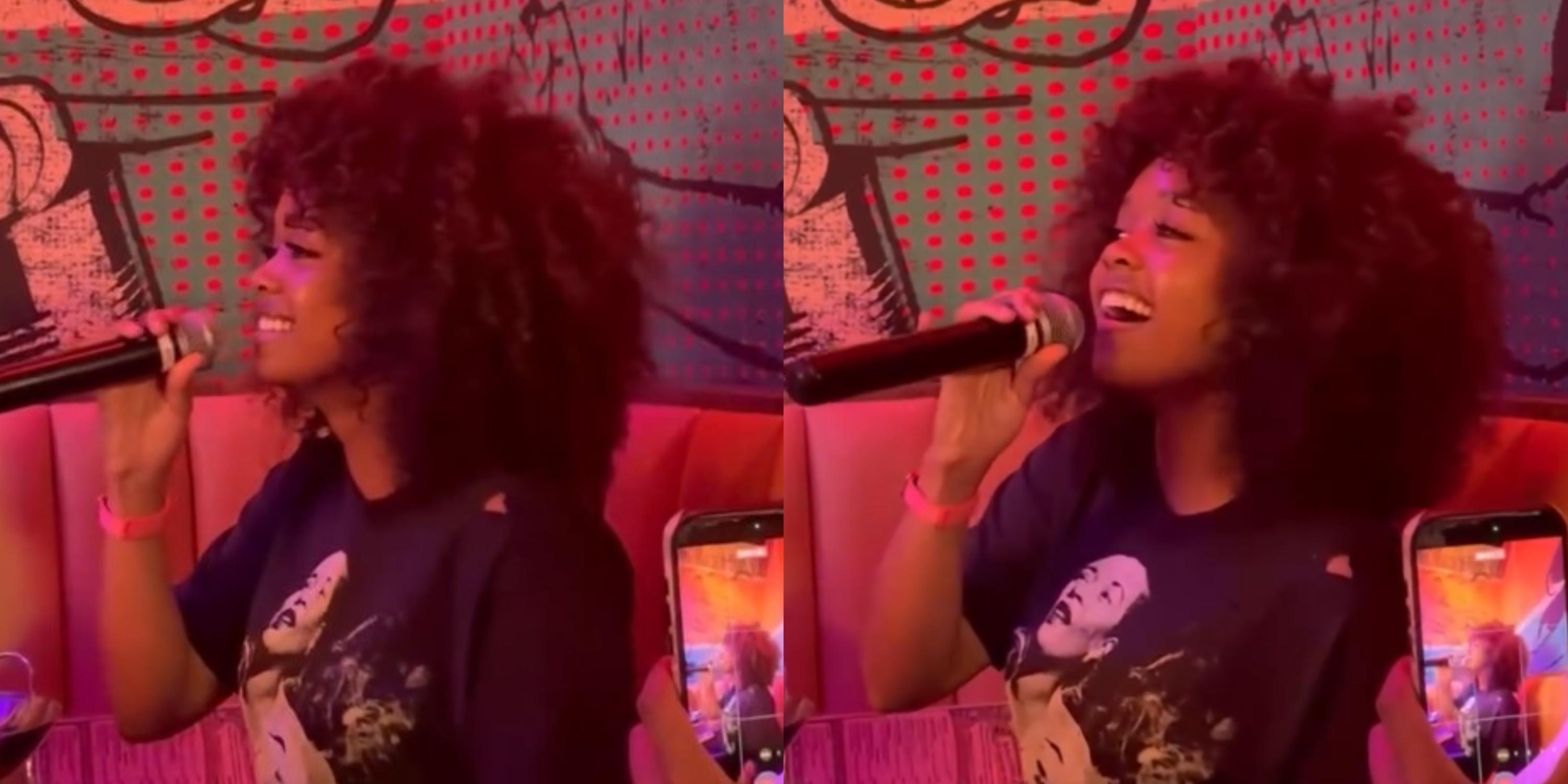 H.E.R. sings ‘Maging Sino Ka Man’ during karaoke night in New York City