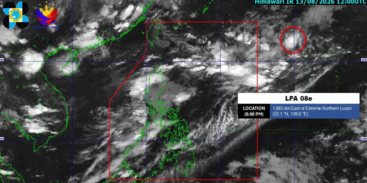 LPA outside PAR has 'high chance' of developing into tropical depression — PAGASA