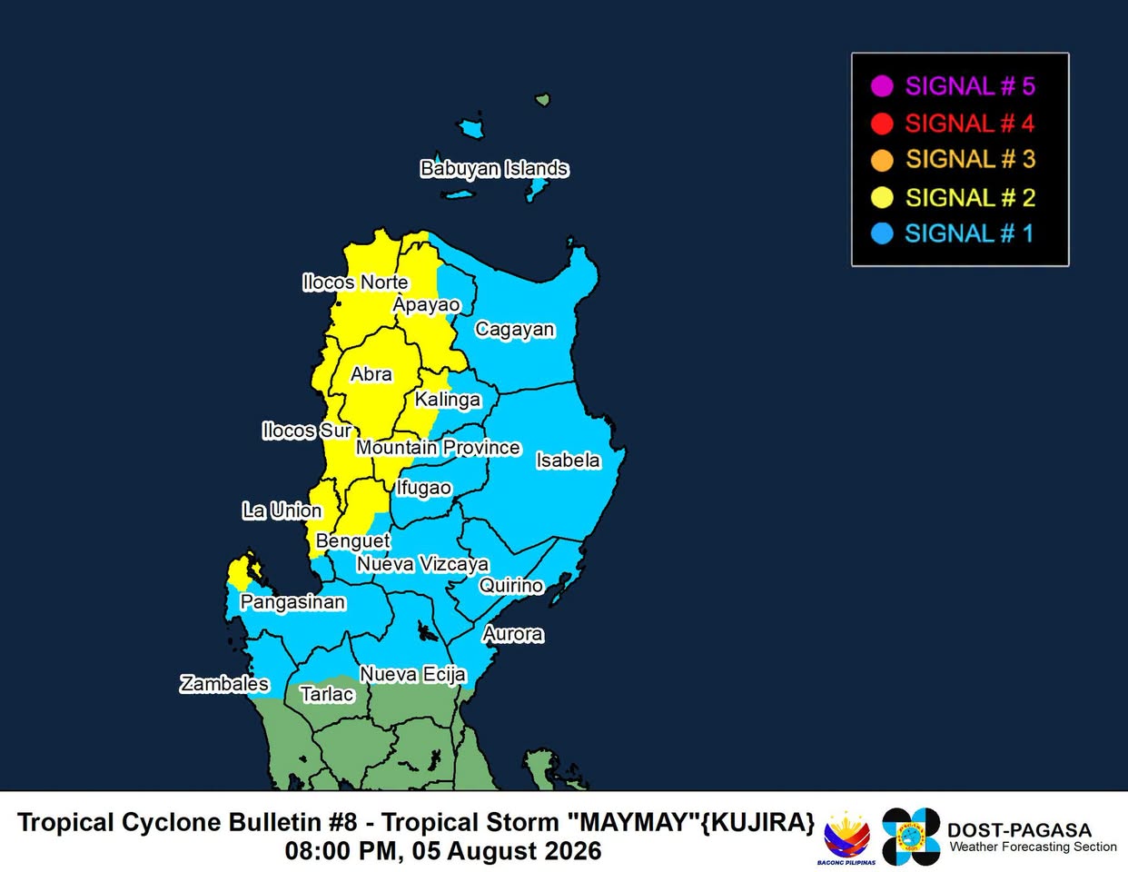 Tropical Storm Maymay maintains strength as Signal No. 2 stays over parts of Luzon