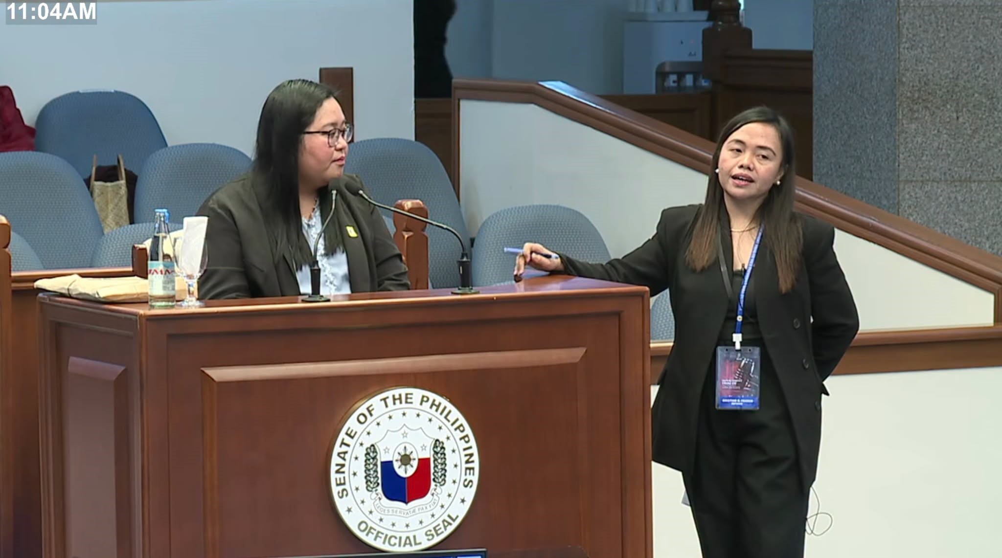 Do funny names in OVP confi fund recipients mean they're fake? COA witness cannot say