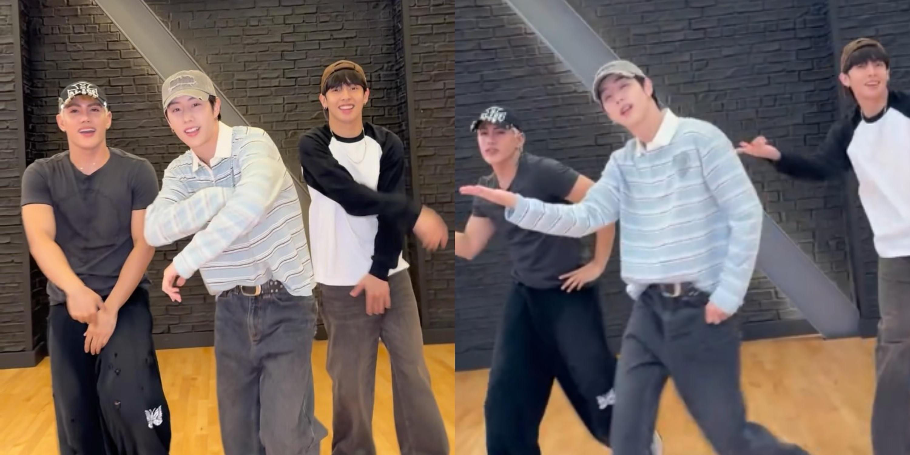 SB19’s Stell and Justin dance with GOT7’s Mark Tuan