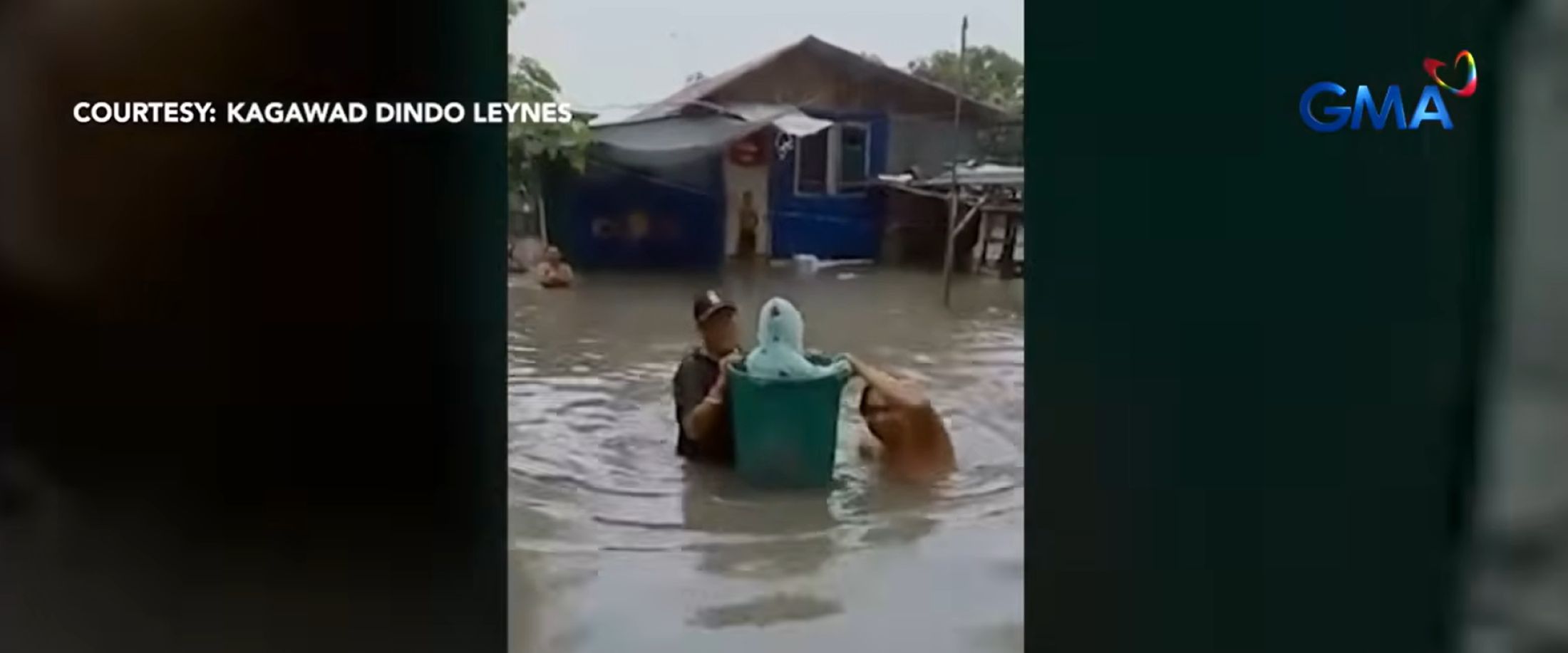 Habagat: Bucket used to safely rescue child in Cavite; sinkhole appears in Tarlac