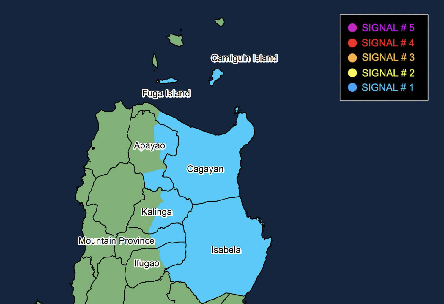 Tropical Depression Luis prompts Signal No. 1 in Cagayan, Cordillera areas