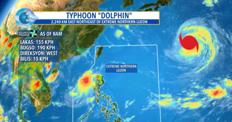 Typhoon Dolphin to strengthen monsoon rains as it nears PAR —PAGASA