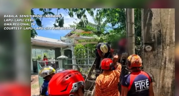 Hita ng electrician, natusok ng bakal na bakod habang nagkakabit ng bombilya sa poste