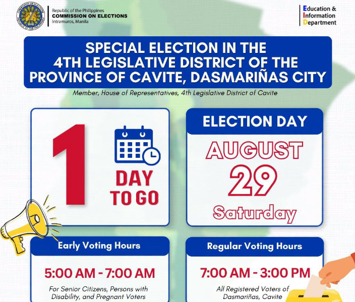 Comelec imposes liquor ban in Dasmariñas amid elections