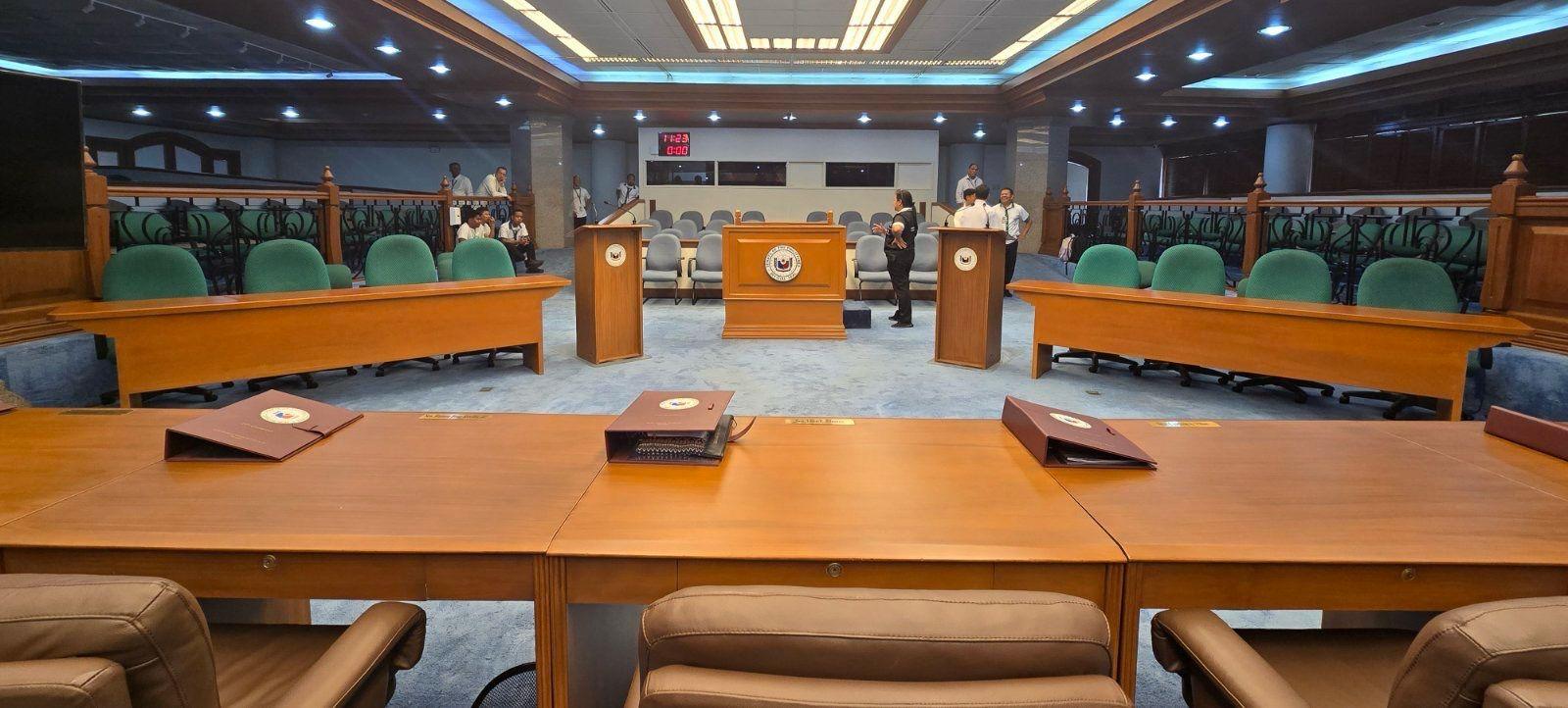 Senate, House suspend work due to TD Maymay, habagat