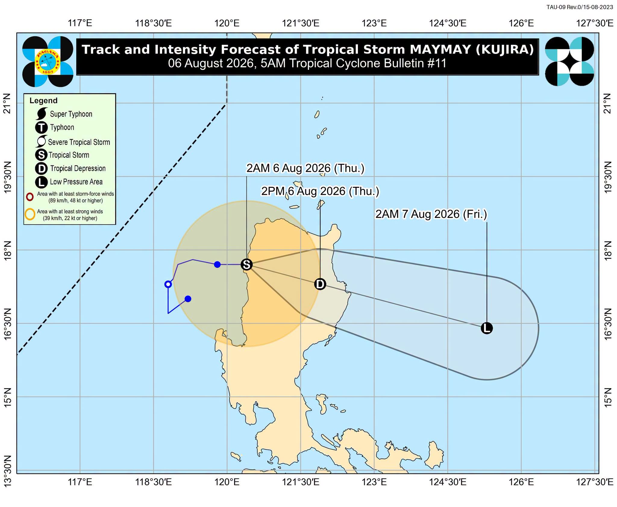 Maymay crosses Northern Luzon; 4 areas remain under Signal No. 2