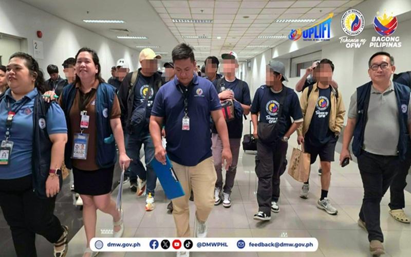 22 Filipino seafarers return home after drone strikes in Strait of Hormuz, Black Sea