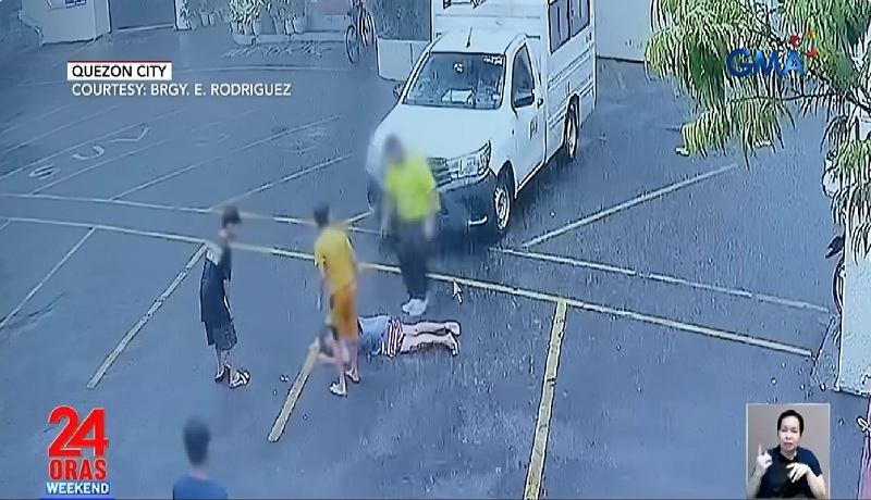 Batang naliligo sa ulan, nakaladkad ng pickup truck; lisensiya ng driver, sinuspinde ng LTO