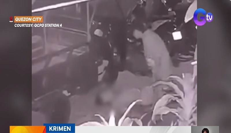 Lalaki, patay sa saksak ng kinakasama niyang babae sa QC; suspek, sinipa pa ang nakabulagtang biktima