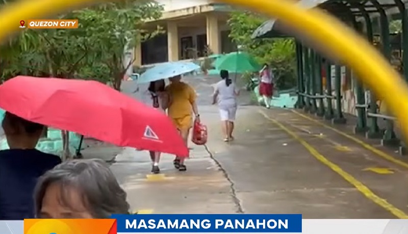 Malacañang, sinuspinde ang klase, pasok sa gobyerno sa NCR, Luzon areas dahil sa pag-ulan