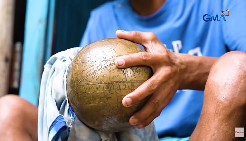 Nahukay na globo, tunay kayang antigo na aabot sa milyong piso ang halaga?