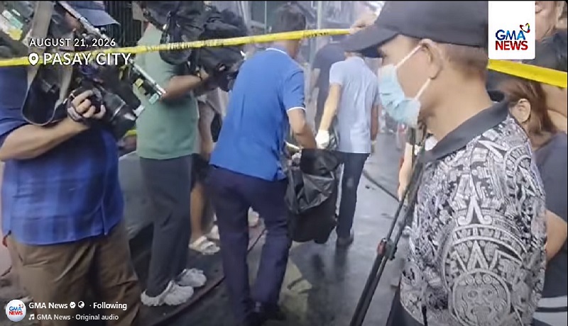 Magkayakap na bangkay, nakita sa sunog sa Pasay na apat ang nasawi