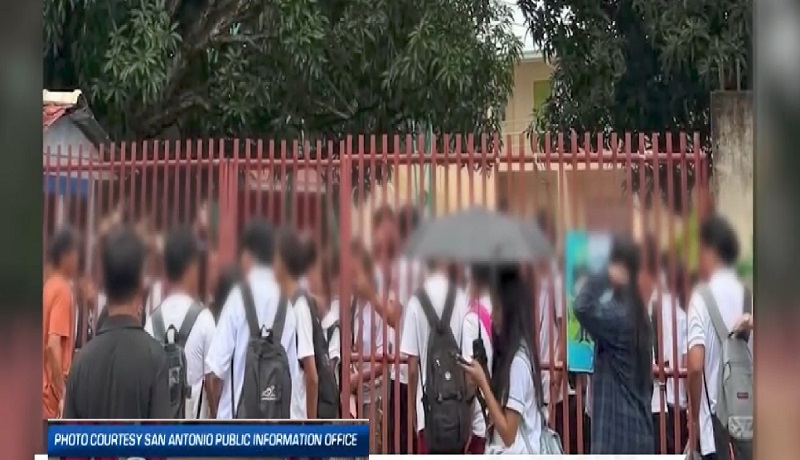 Mga mag-aaral sa mga eskuwelahan sa San Antonio, Zambales, pinauwi dahil sa ‘banta’ umano ng mass shooting