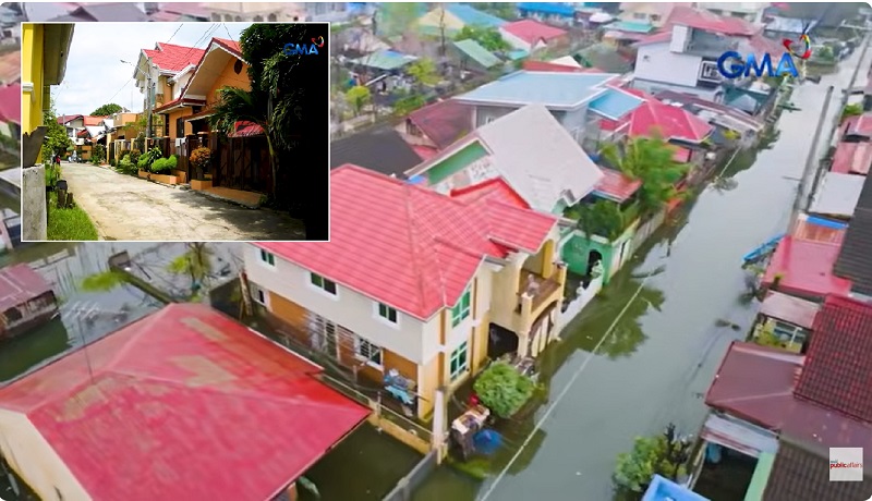 Dating magandang subdivision sa Hagonoy, Bulacan, nalubog din sa baha