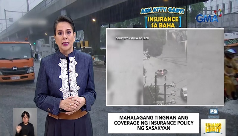 Sasakyan na nalubog sa baha dahil inilusong ng motorista, sagot ba ng insurance?