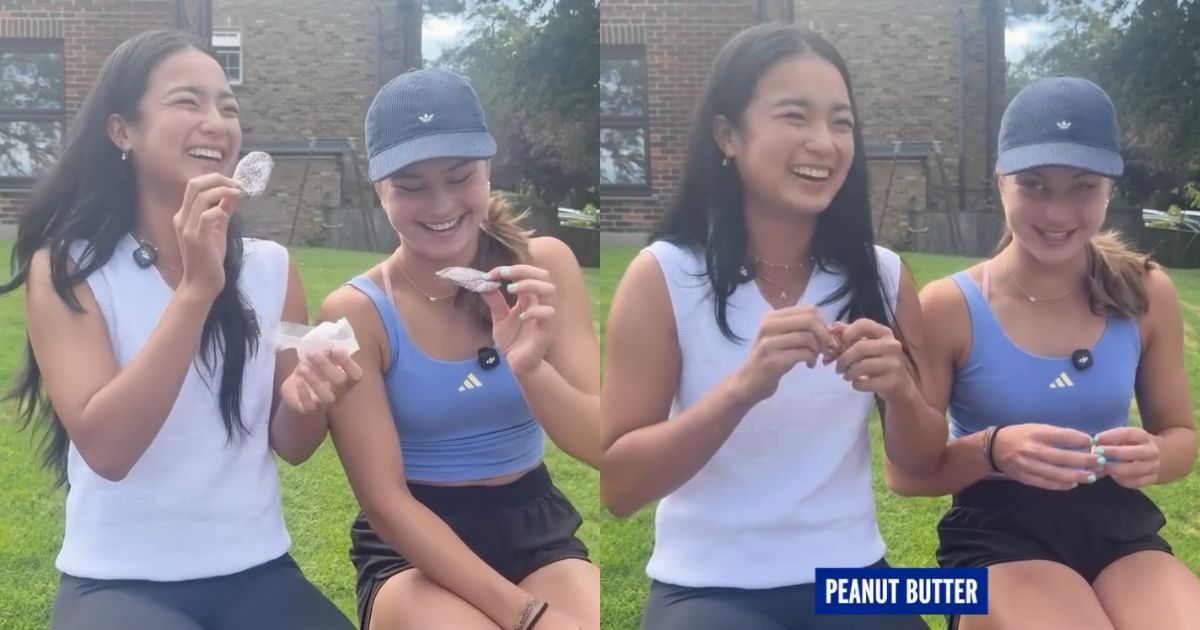 Alex Eala, Iva Jovic try Filipino snacks