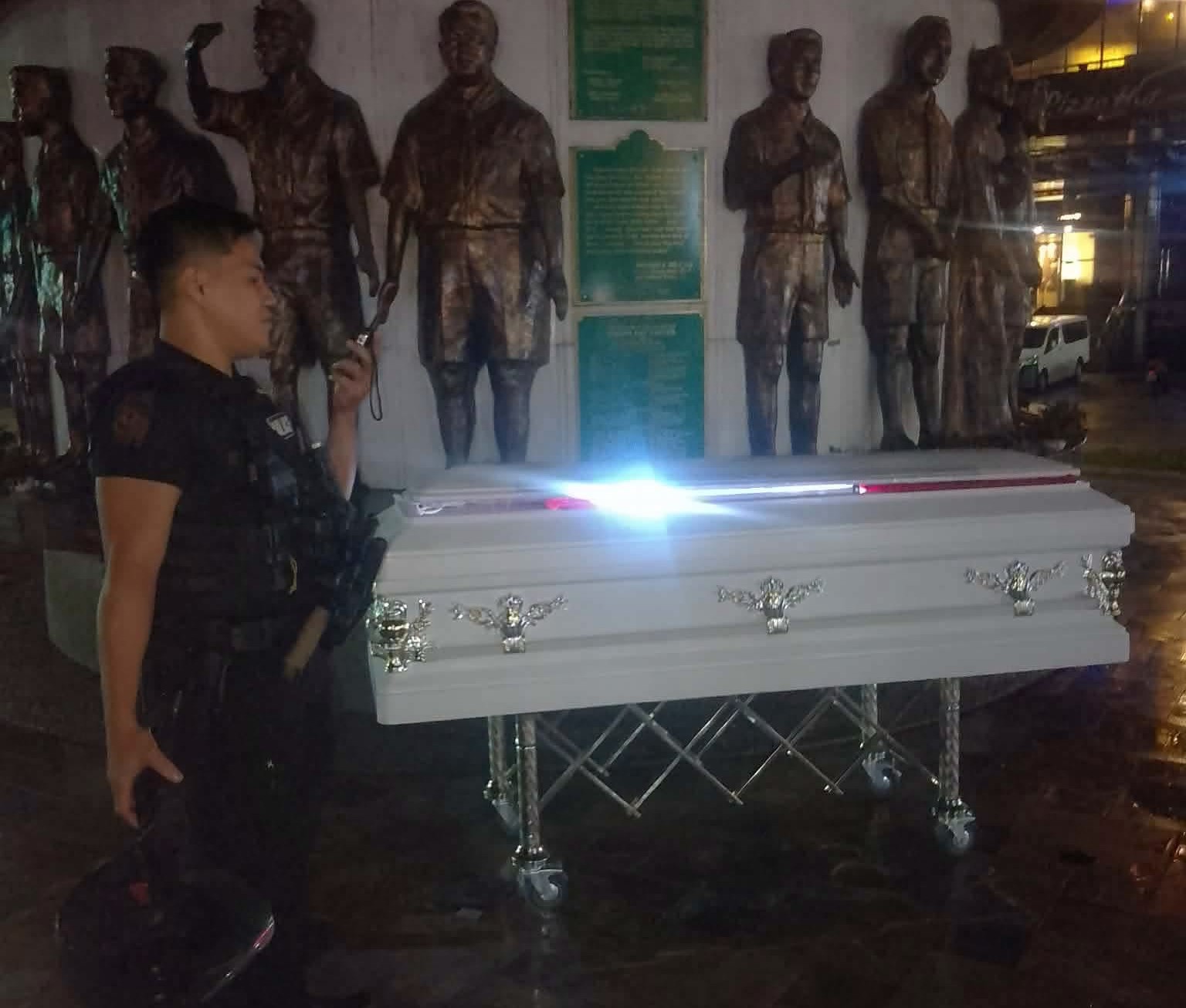 LOOK: Caskets found in different parts of Metro Manila
