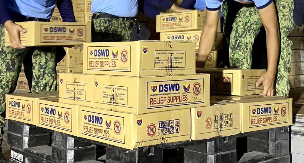 Almost 5 million food packs positioned for TD Luis, says DSWD