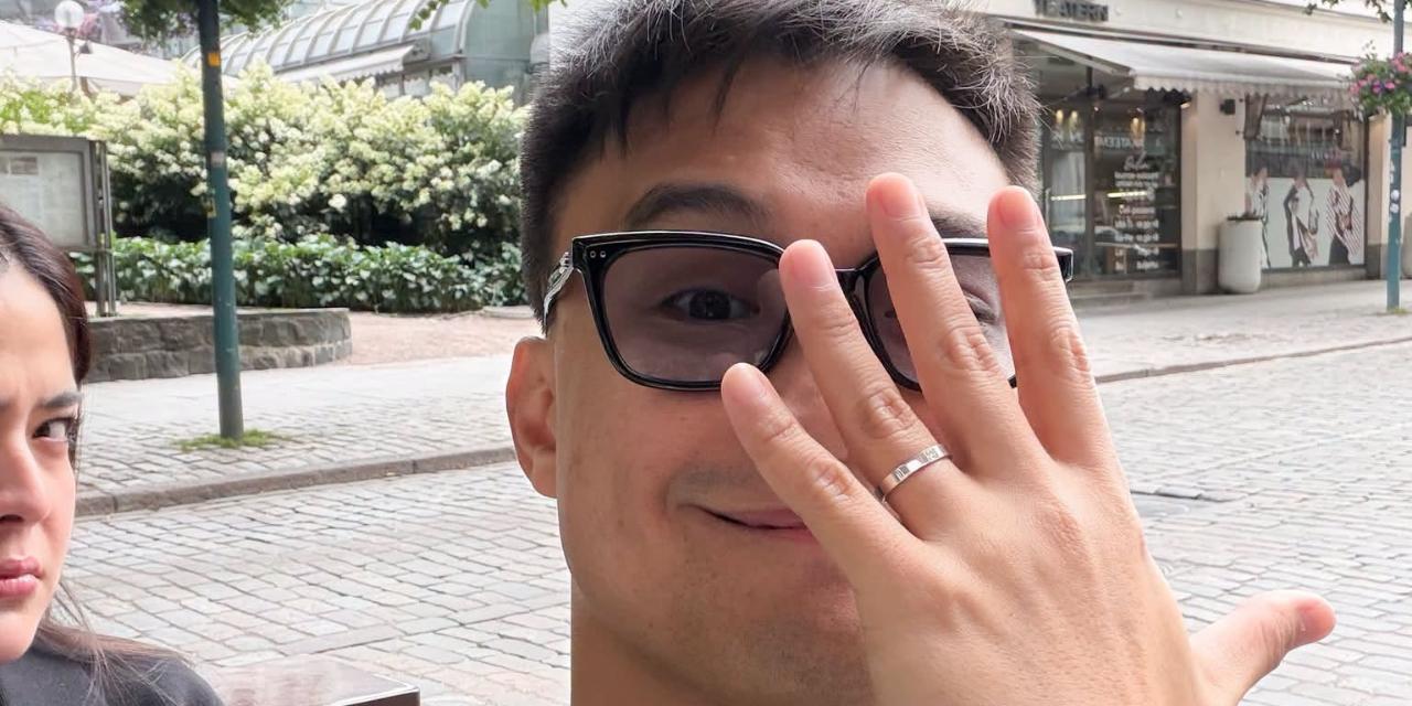 EA Guzman briefly loses wedding ring on flight to anniversary trip with Shaira Diaz