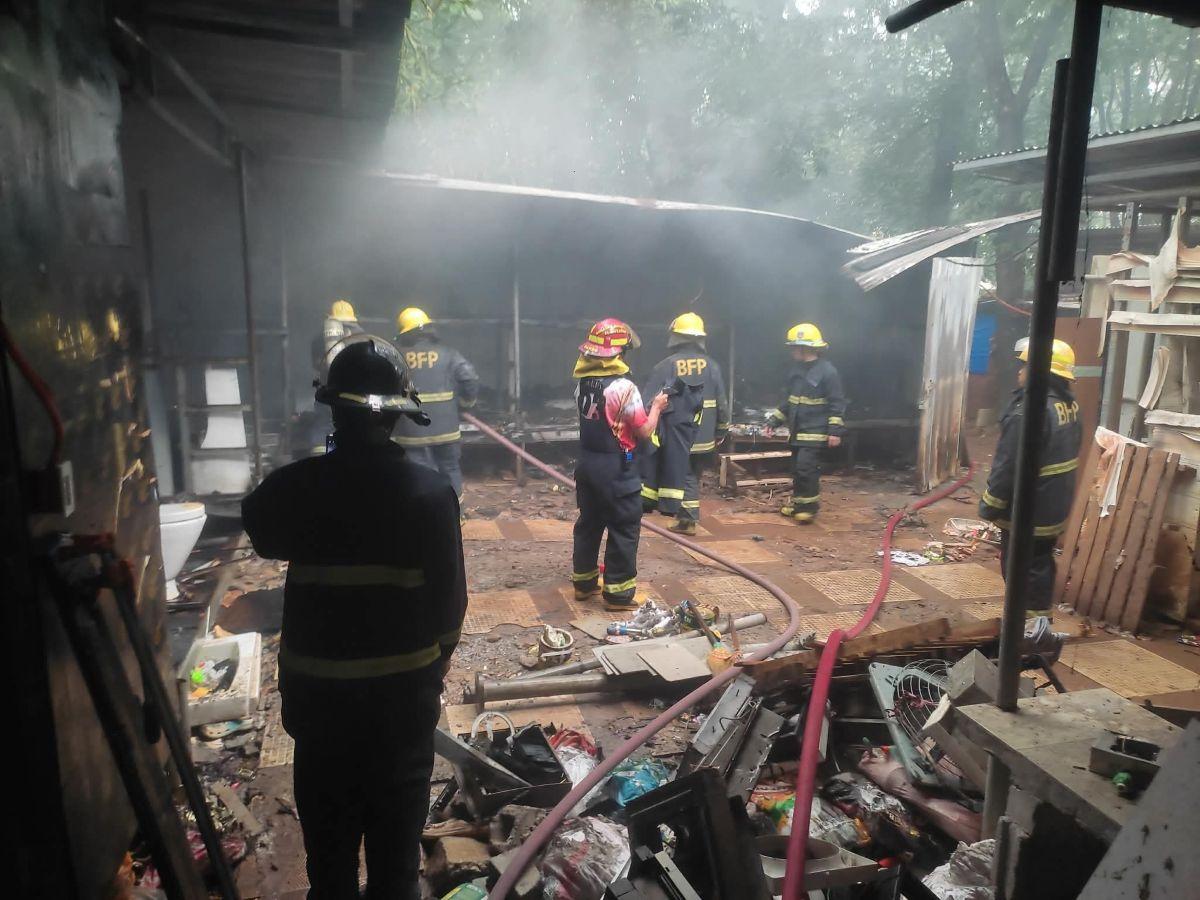 Fire hits workers' barracks at Batasang Pambansa compound