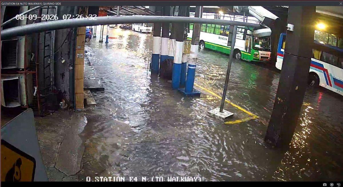 Flood on Taft Avenue cor. Quirino Ave., Manila, Aug. 9, 2026 due to Habagat