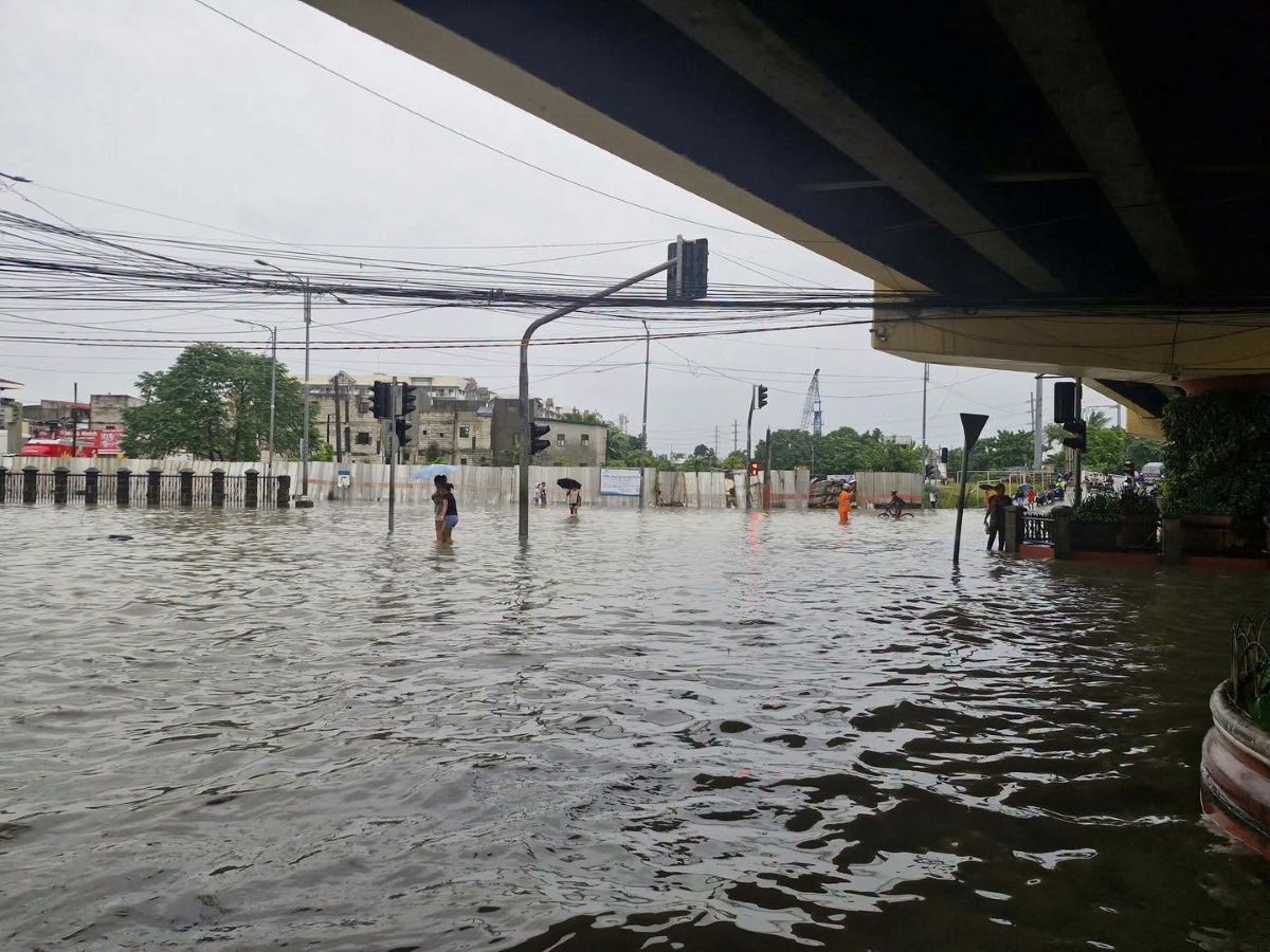 Flood at Zapote Junction in Las Pinas City on August 29, 2026