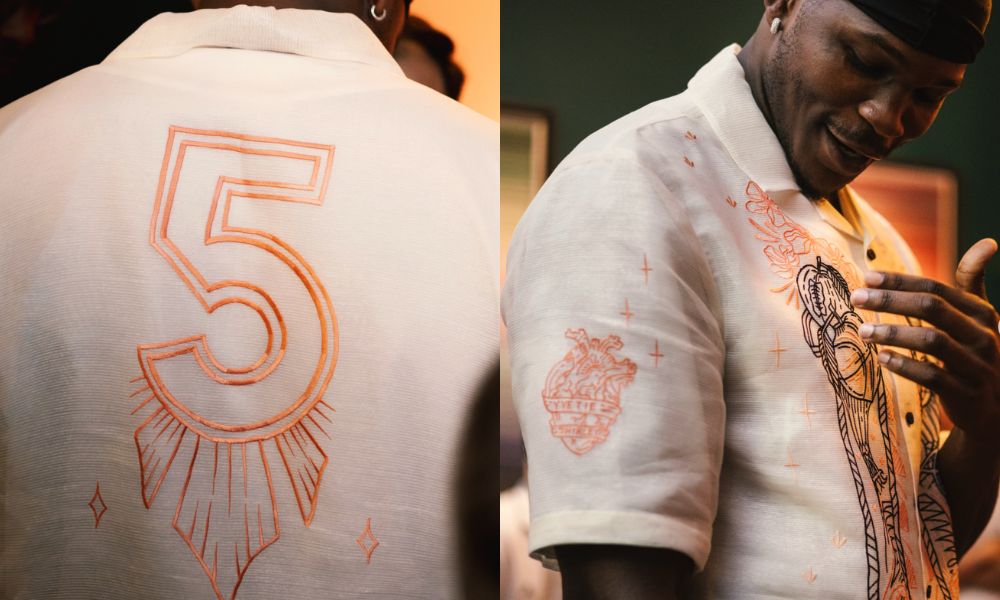 NBA Star Anthony Edwards dons custom Randolf barong for Manila tour
