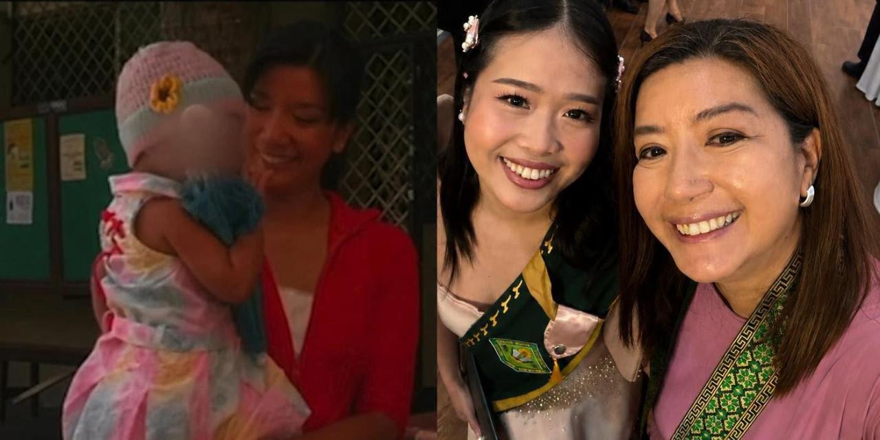 Kara David celebrates her scholar Ekang's college graduation