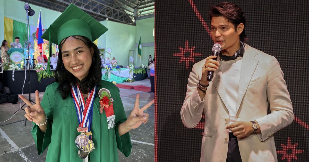 Dingdong Dantes' scholar gifts him with happy news on his birthday: She graduated high school with First Honors