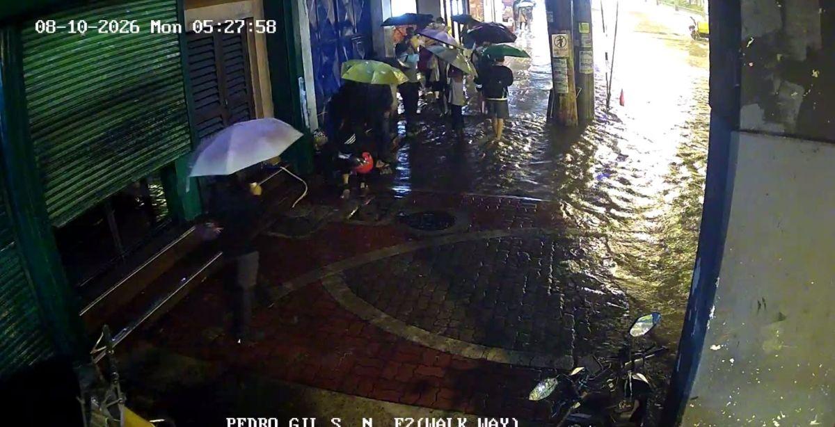 Flood on Pedro Gil St., Manila - Aug. 10, 2026