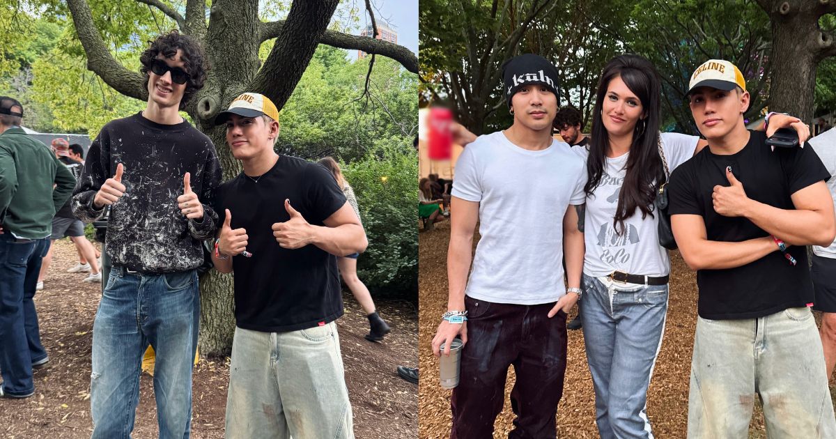 SB19 poses with fellow Lollapalooza performers Sombr, Sienna Spiro, more