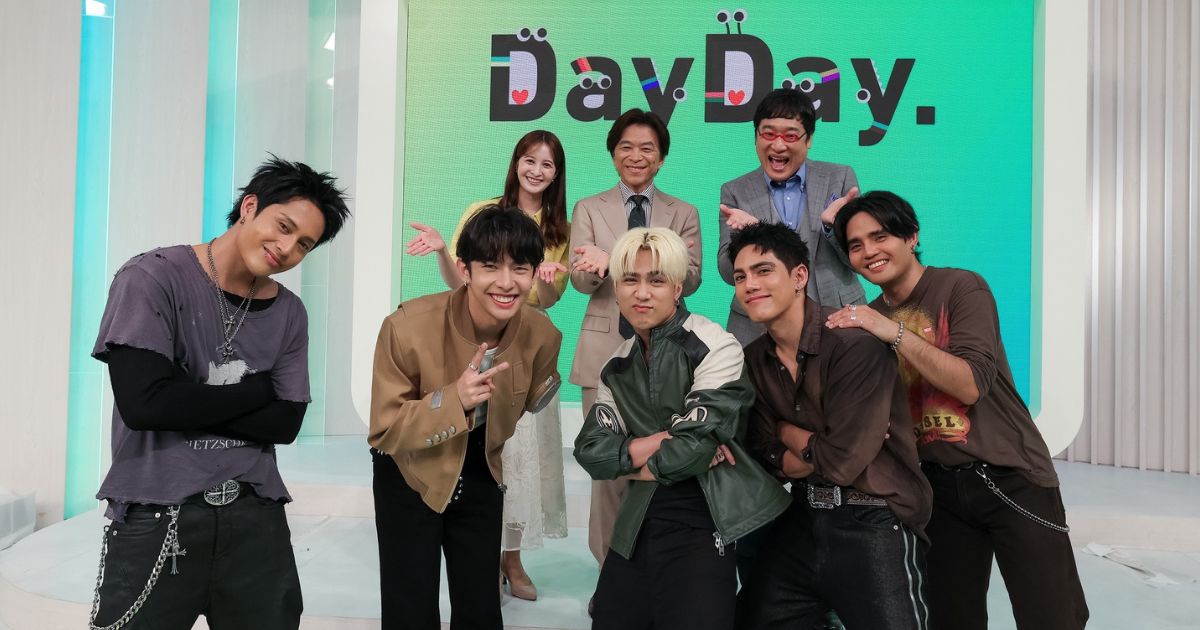 SB19 performs 'Lawless' in Japanese television show 'DayDay.'