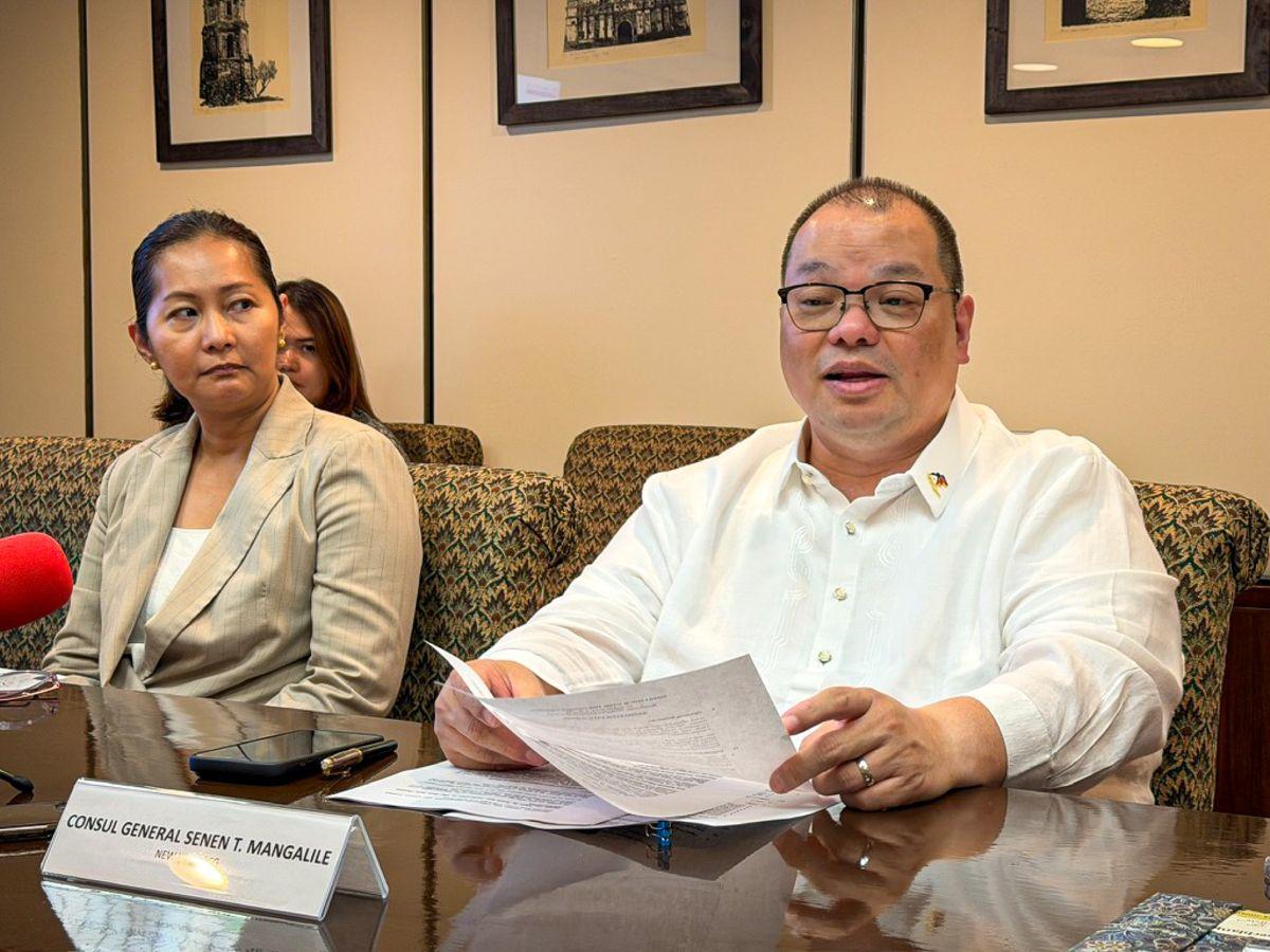 Philippine Consul General in New York and Ambassador-designate to Cambodia Senen Mangalile