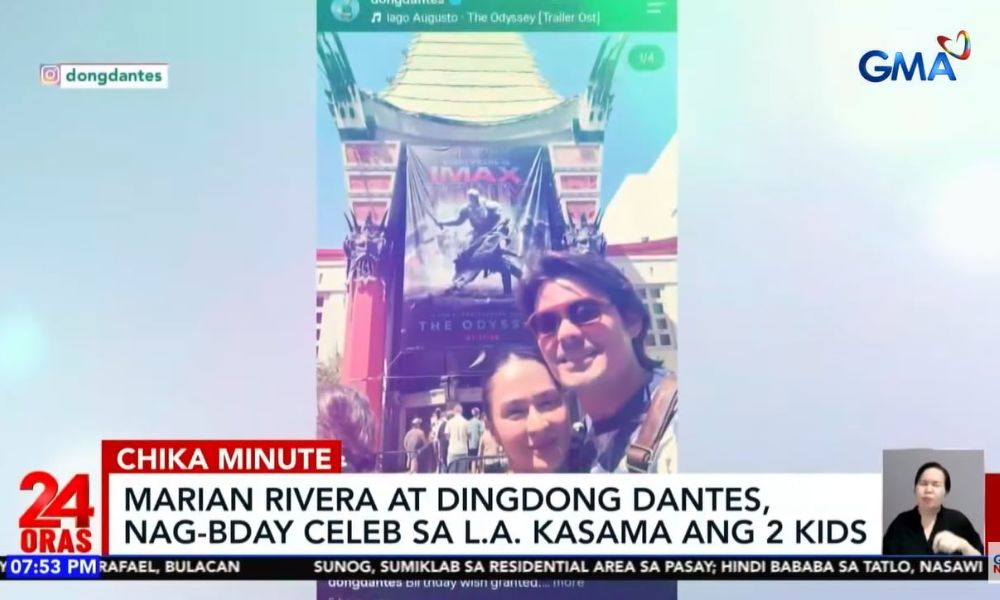 Marian Rivera shares more details about birthday trip in Los Angeles with Dingdong Dantes and kids Zia, Sixto