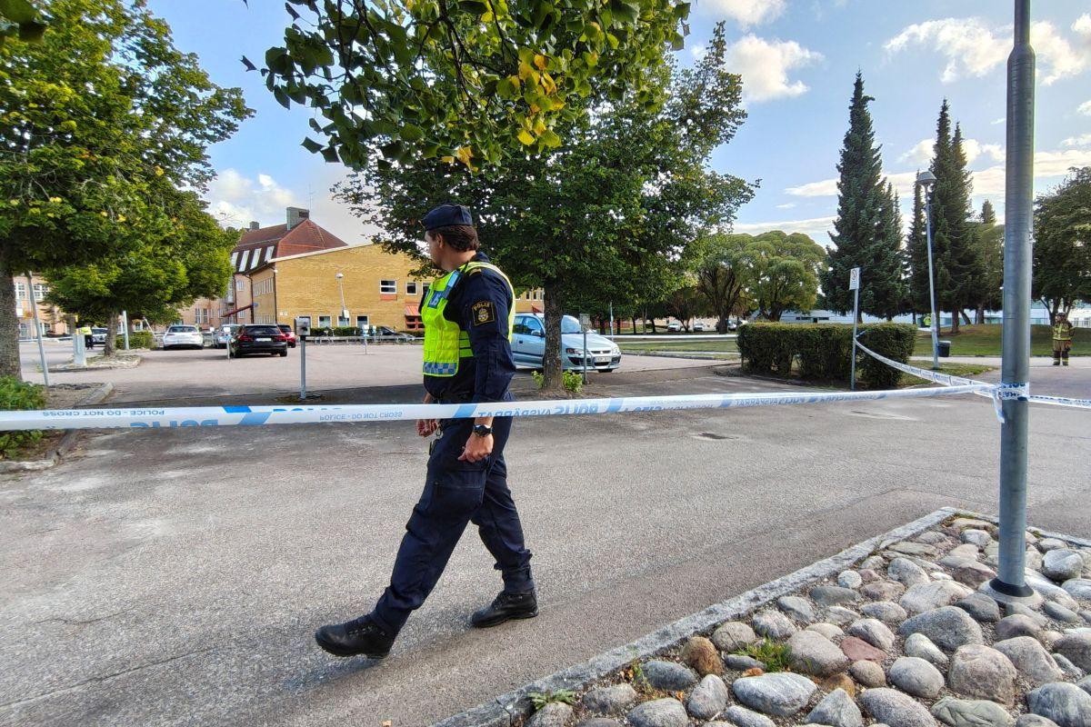 Man armed with sword injures several people at Swedish high school