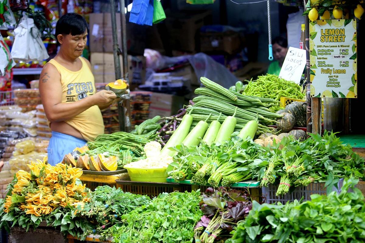 Vegetables for sale amid heavy rain affecting crops