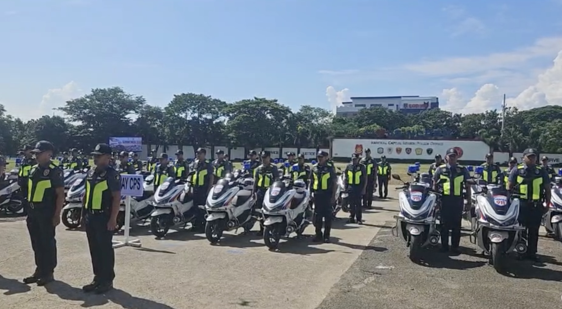 NCRPO deploys 73 motorcycles to boost 911 emergency response 