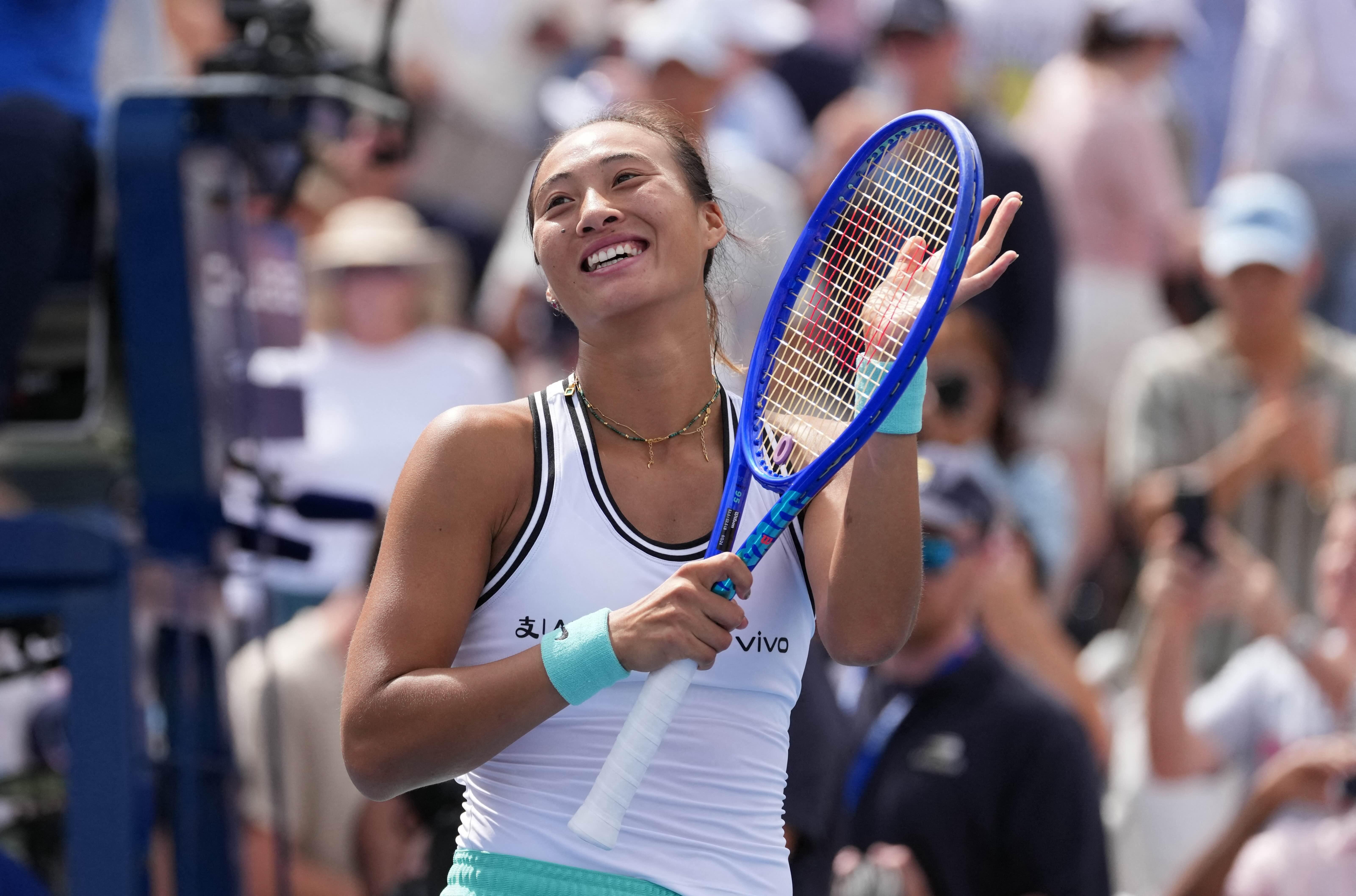 Qinwen Zheng stuns No. 22 Madison Keys with late rally at US Open